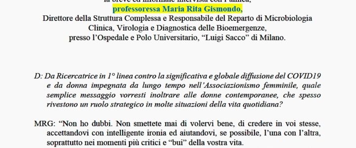 8 marzo 2020 – Rose Day ai tempi del COVID-19